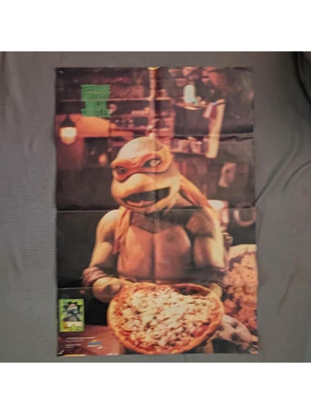 Vintage Teenage Mutant Ninja Turtles Michelangelo poster